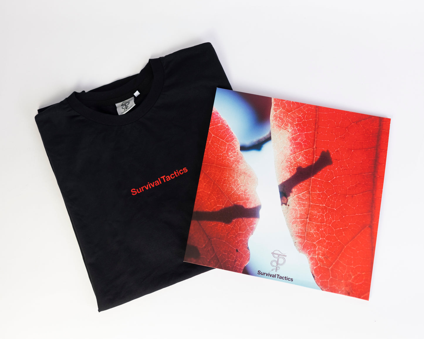 Survival Tactics Signature T-Shirt + 2x Vinyl LP 'The Fine Line In Between'